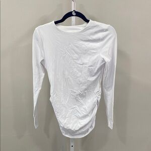 New Susana monaco long sleeve top white